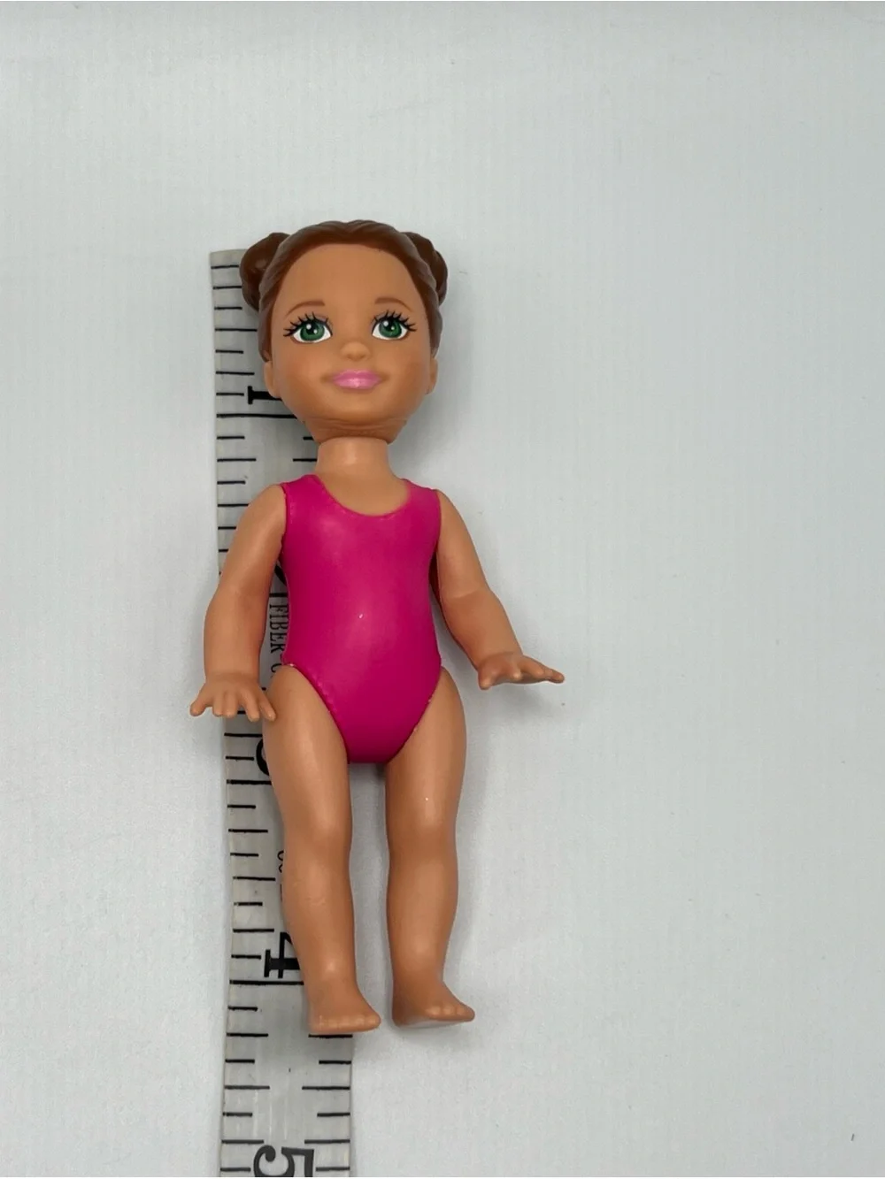Toddler Barbie Doll Kelly Chelsea Baby Sister Brunette Pigtails Buns Hair Lot 2